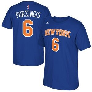 NWT Adidas authentic Porzingis Jersey Shirt.